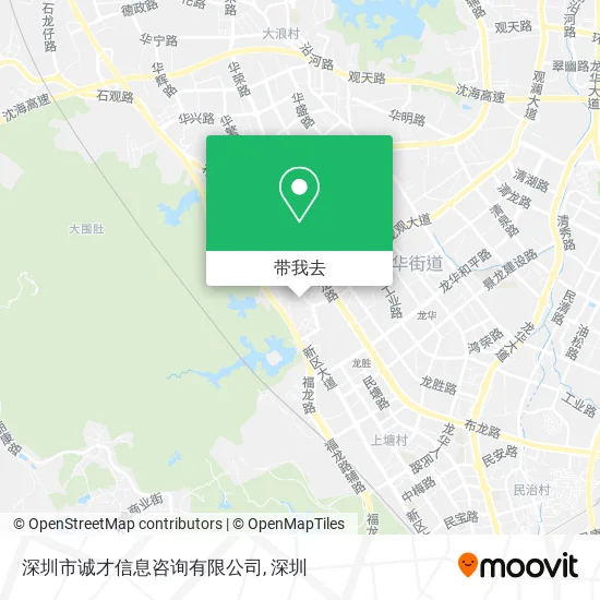 深圳市诚才信息咨询有限公司地图