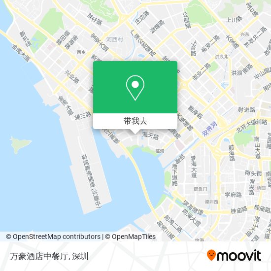 万豪酒店中餐厅地图