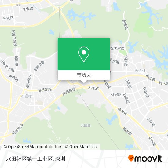 水田社区第一工业区地图