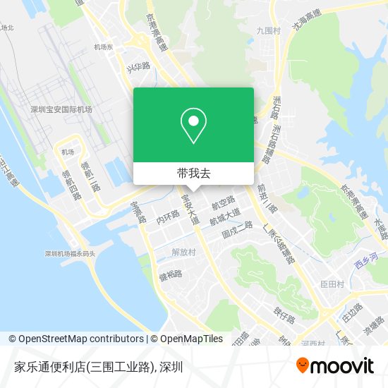 家乐通便利店(三围工业路)地图