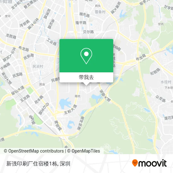 新强印刷厂住宿楼1栋地图