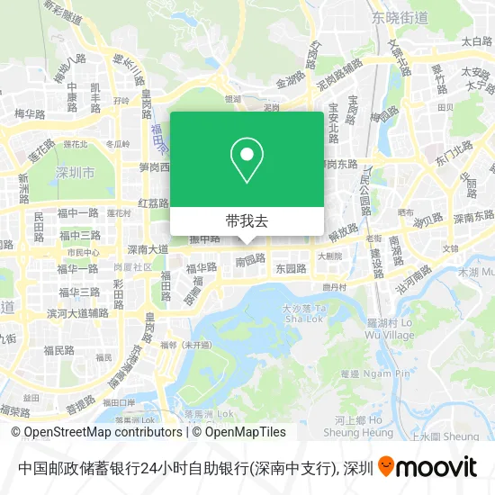 中国邮政储蓄银行24小时自助银行(深南中支行)地图