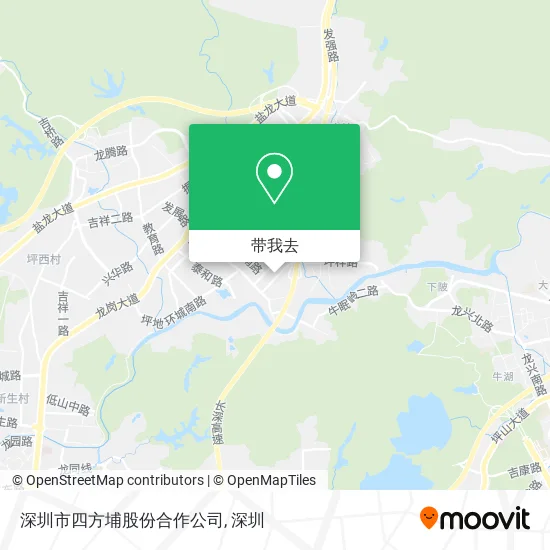 深圳市四方埔股份合作公司地图