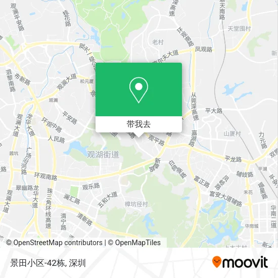 景田小区-42栋地图