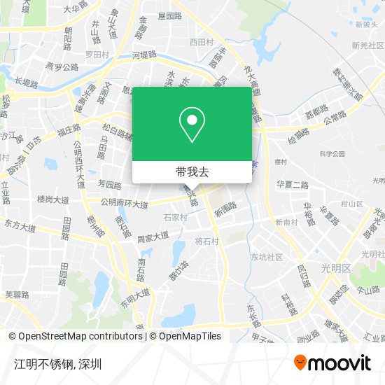 江明不锈钢地图