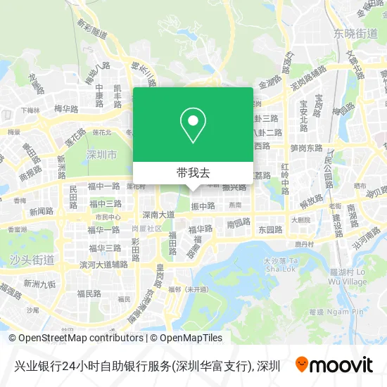 兴业银行24小时自助银行服务(深圳华富支行)地图