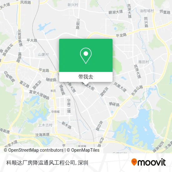 科顺达厂房降温通风工程公司地图