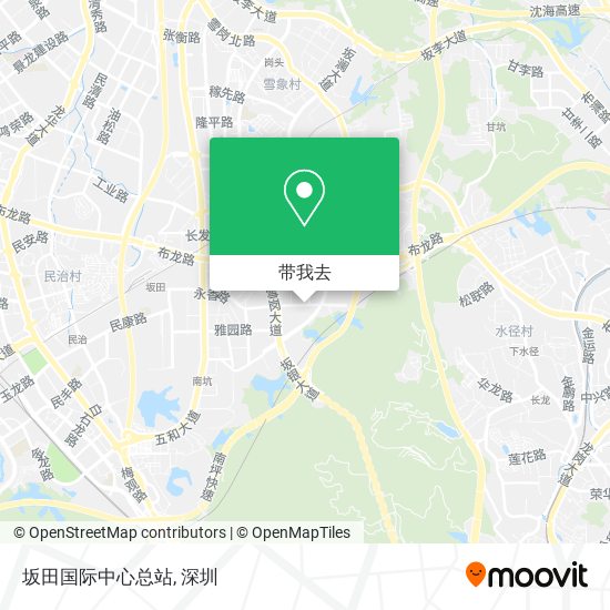 坂田国际中心总站地图