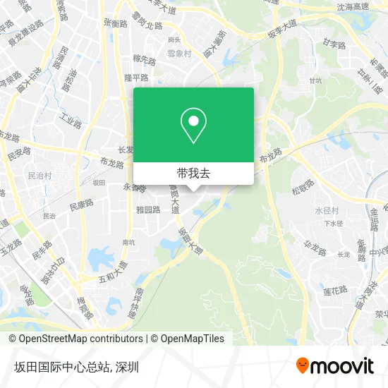 坂田国际中心总站地图