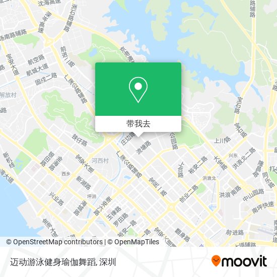 迈动游泳健身瑜伽舞蹈地图