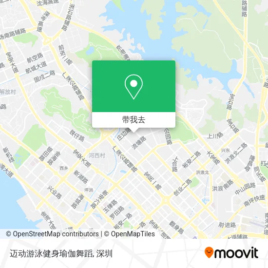 迈动游泳健身瑜伽舞蹈地图