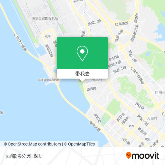 西部湾公园地图