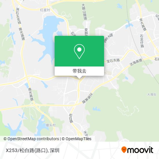 X253/松白路(路口)地图