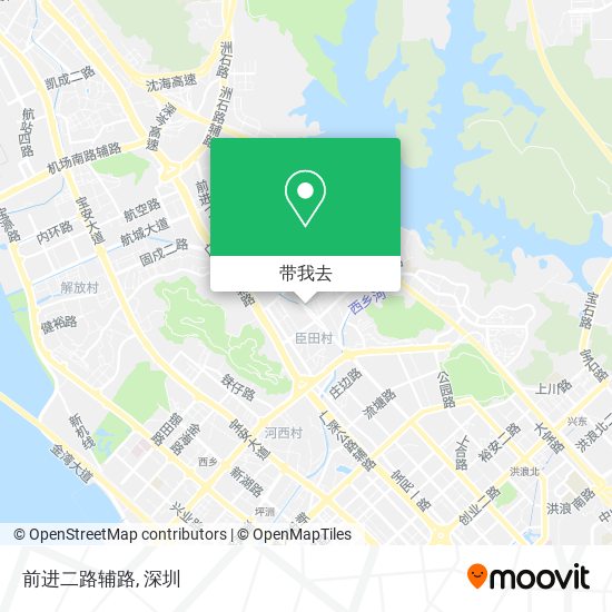 前进二路辅路地图