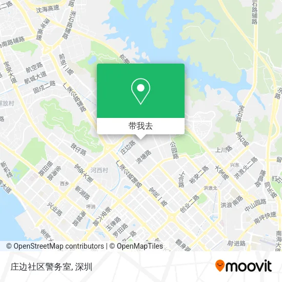 庄边社区警务室地图