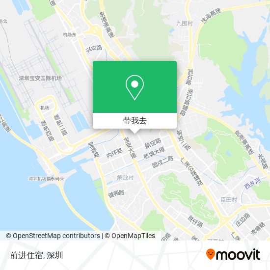 前进住宿地图