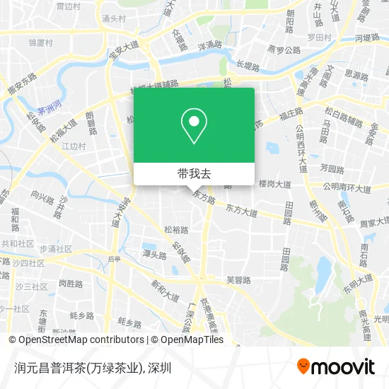 润元昌普洱茶(万绿茶业)地图