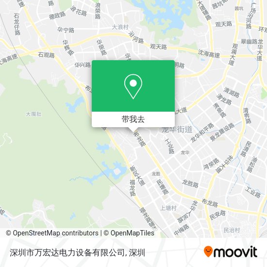 深圳市万宏达电力设备有限公司地图