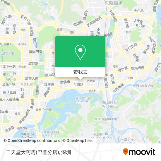 二天堂大药房(巴登分店)地图