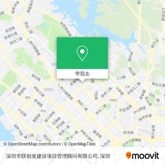 深圳市联创发建设项目管理顾问有限公司地图