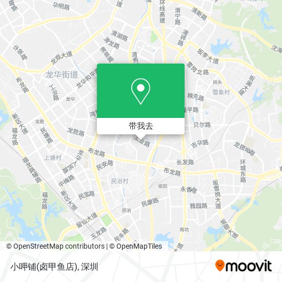 小呷铺(卤甲鱼店)地图
