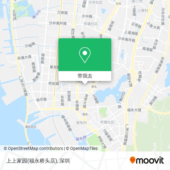 上上家园(福永桥头店)地图