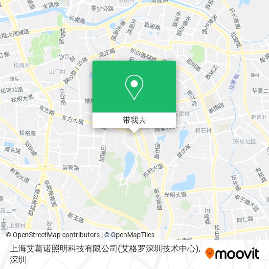 上海艾葛诺照明科技有限公司(艾格罗深圳技术中心)地图