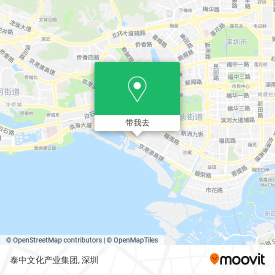 泰中文化产业集团地图