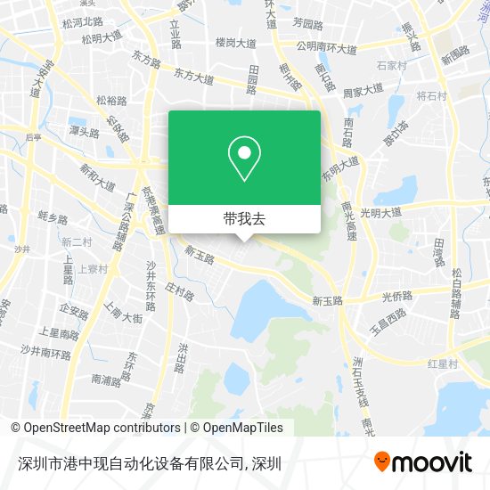 深圳市港中现自动化设备有限公司地图