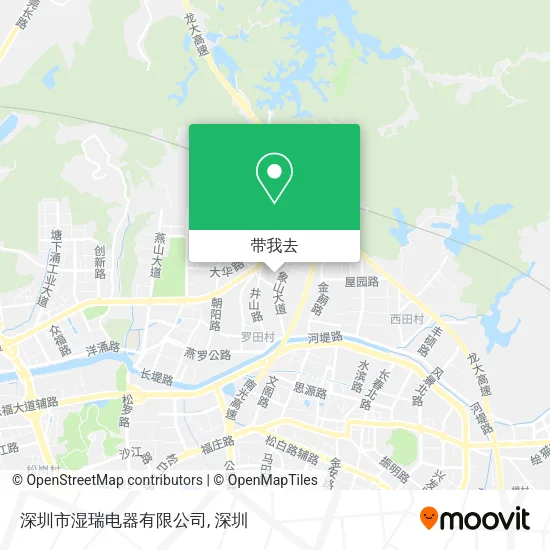 深圳市湿瑞电器有限公司地图