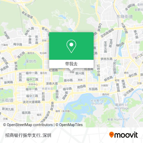 招商银行振华支行地图