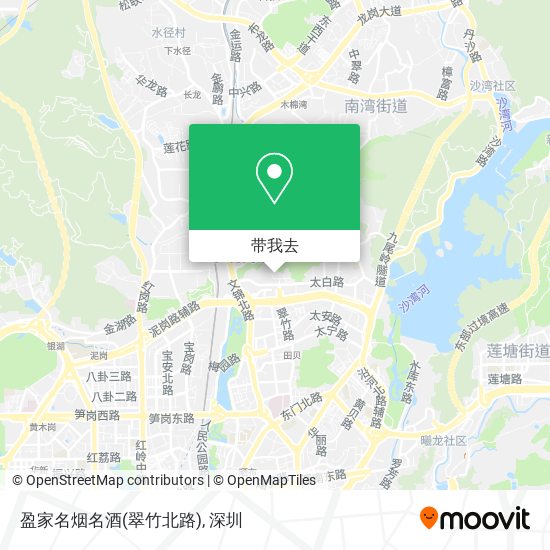 盈家名烟名酒(翠竹北路)地图