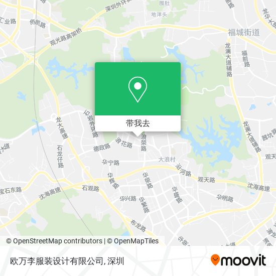 欧万李服装设计有限公司地图