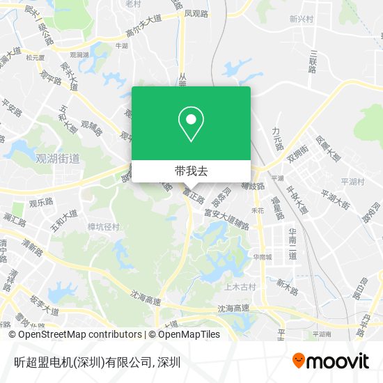 昕超盟电机(深圳)有限公司地图