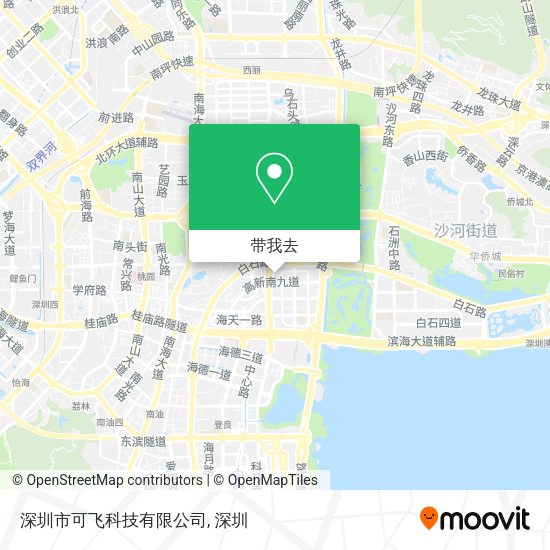 深圳市可飞科技有限公司地图