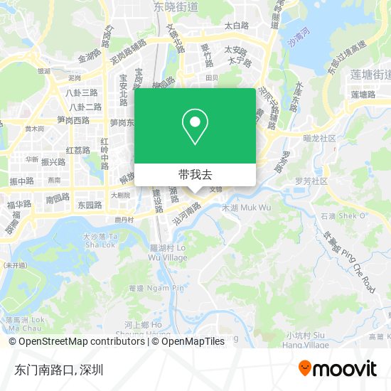 东门南路口地图