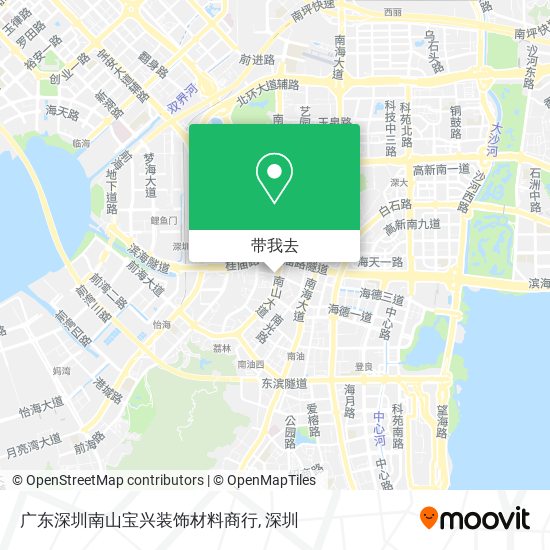 广东深圳南山宝兴装饰材料商行地图