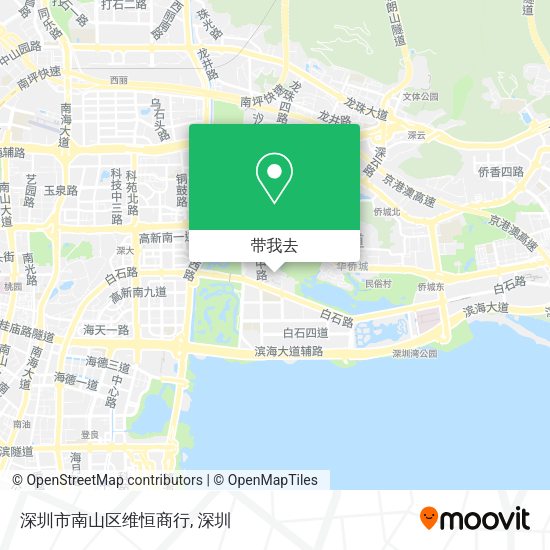 深圳市南山区维恒商行地图