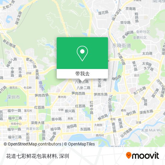 花道七彩鲜花包装材料地图