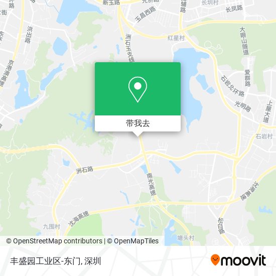 丰盛园工业区-东门地图