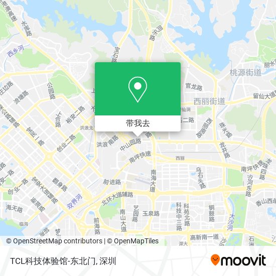 TCL科技体验馆-东北门地图