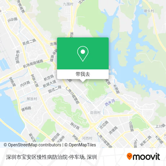 深圳市宝安区慢性病防治院-停车场地图