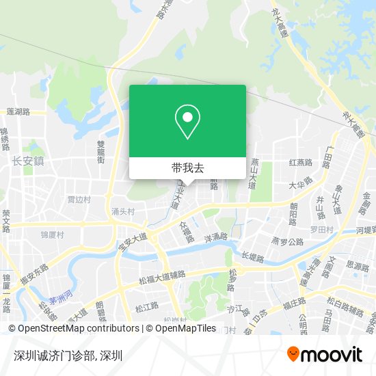 深圳诚济门诊部地图