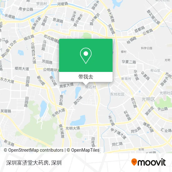 深圳富济堂大药房地图