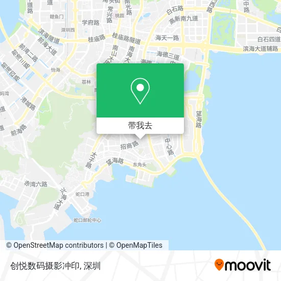 创悦数码摄影冲印地图
