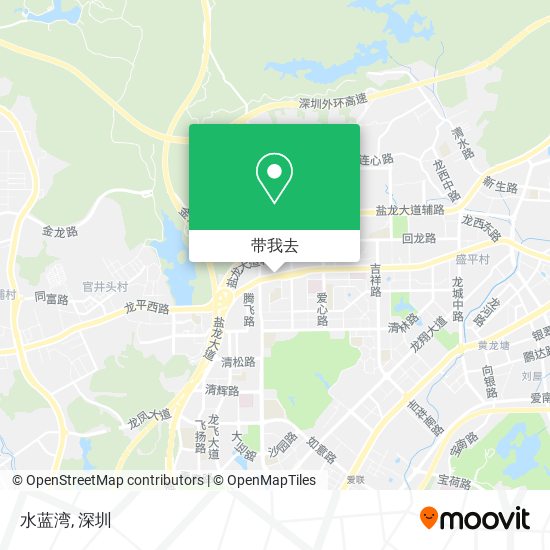 水蓝湾地图