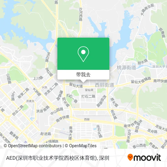 AED(深圳市职业技术学院西校区体育馆)地图