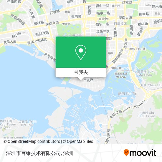 深圳市百维技术有限公司地图