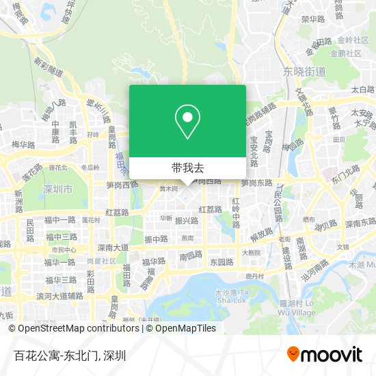 百花公寓-东北门地图