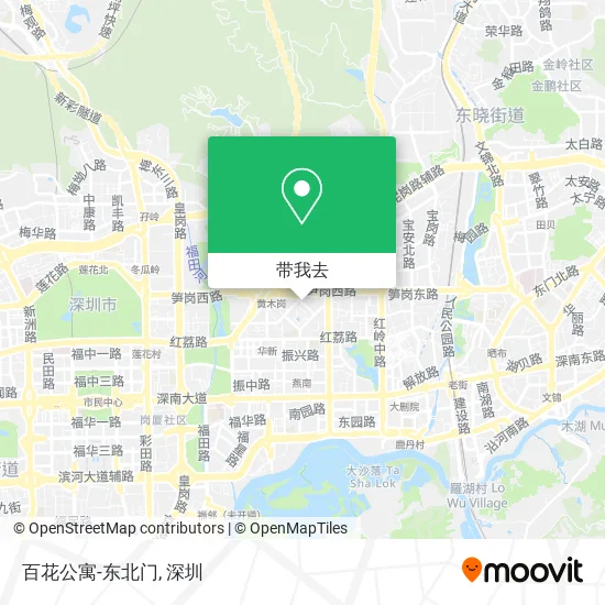 百花公寓-东北门地图